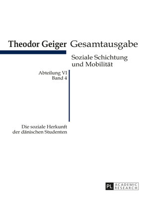 cover image of Die soziale Herkunft der dänischen Studenten